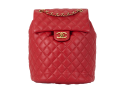 Small Urban Spirit Backpack, Lambskin, Red, 25041791(2017-18), DB, 3*